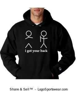 Champion Adult Powerblend Hooded Sweatshirt Design Zoom
